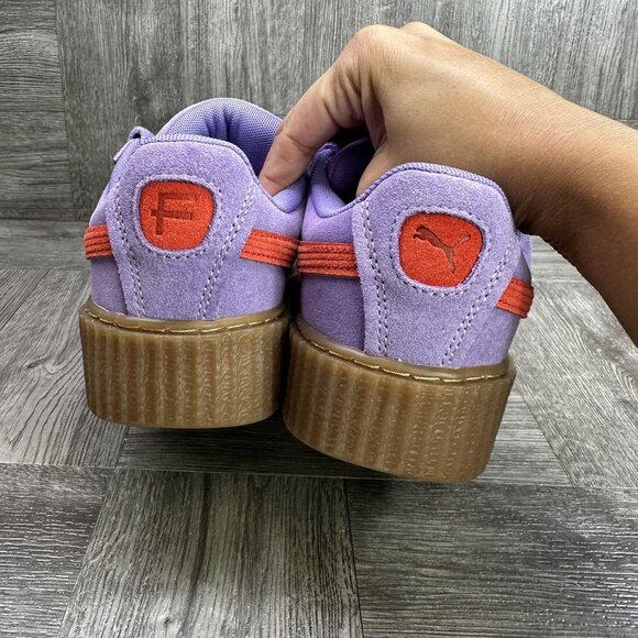 Puma X Fenty Creeper Youth 6.5/Women's size 8 Phatty Lavender Shoes - Picture 6 of 8